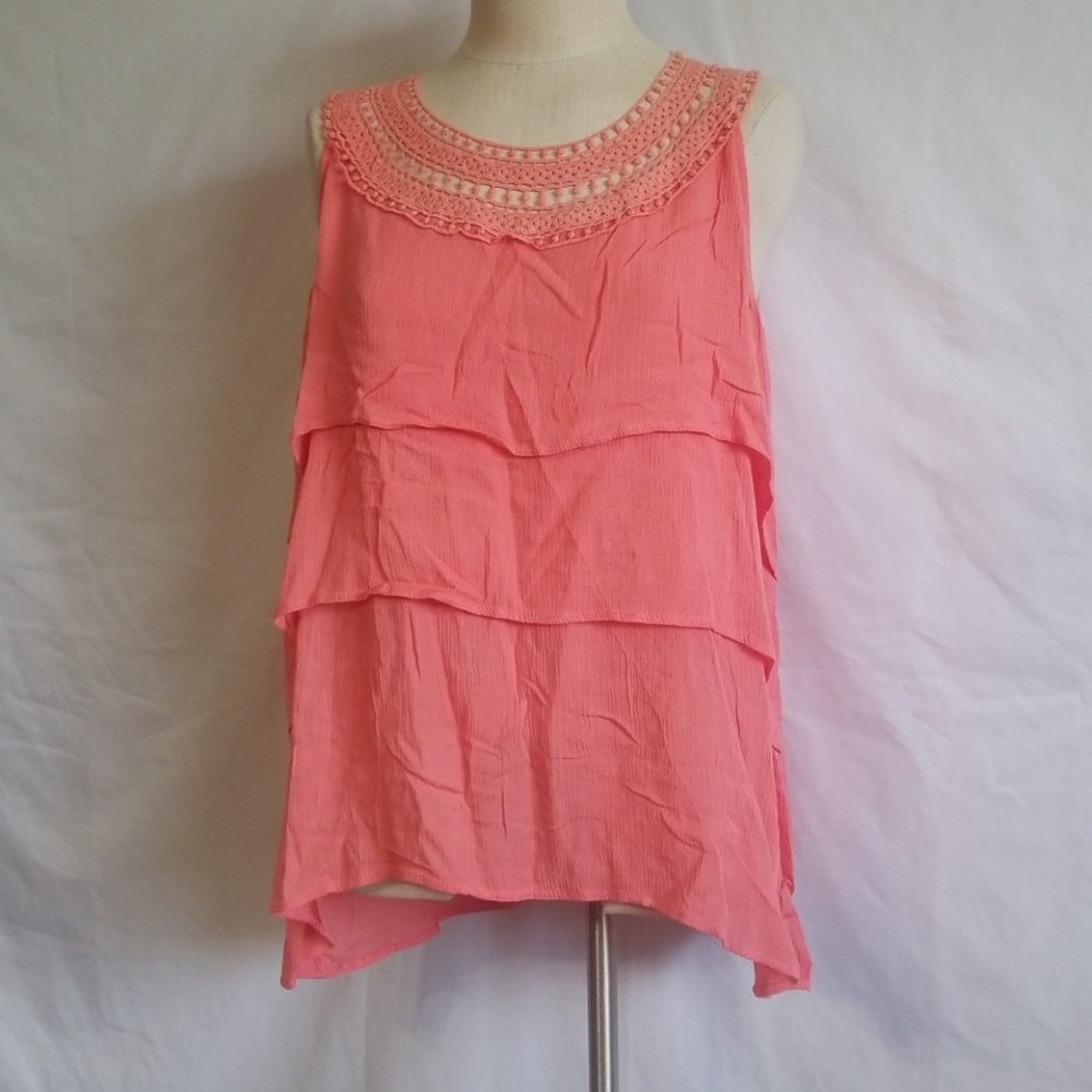 1X Angela Plus Sleeveless blouse